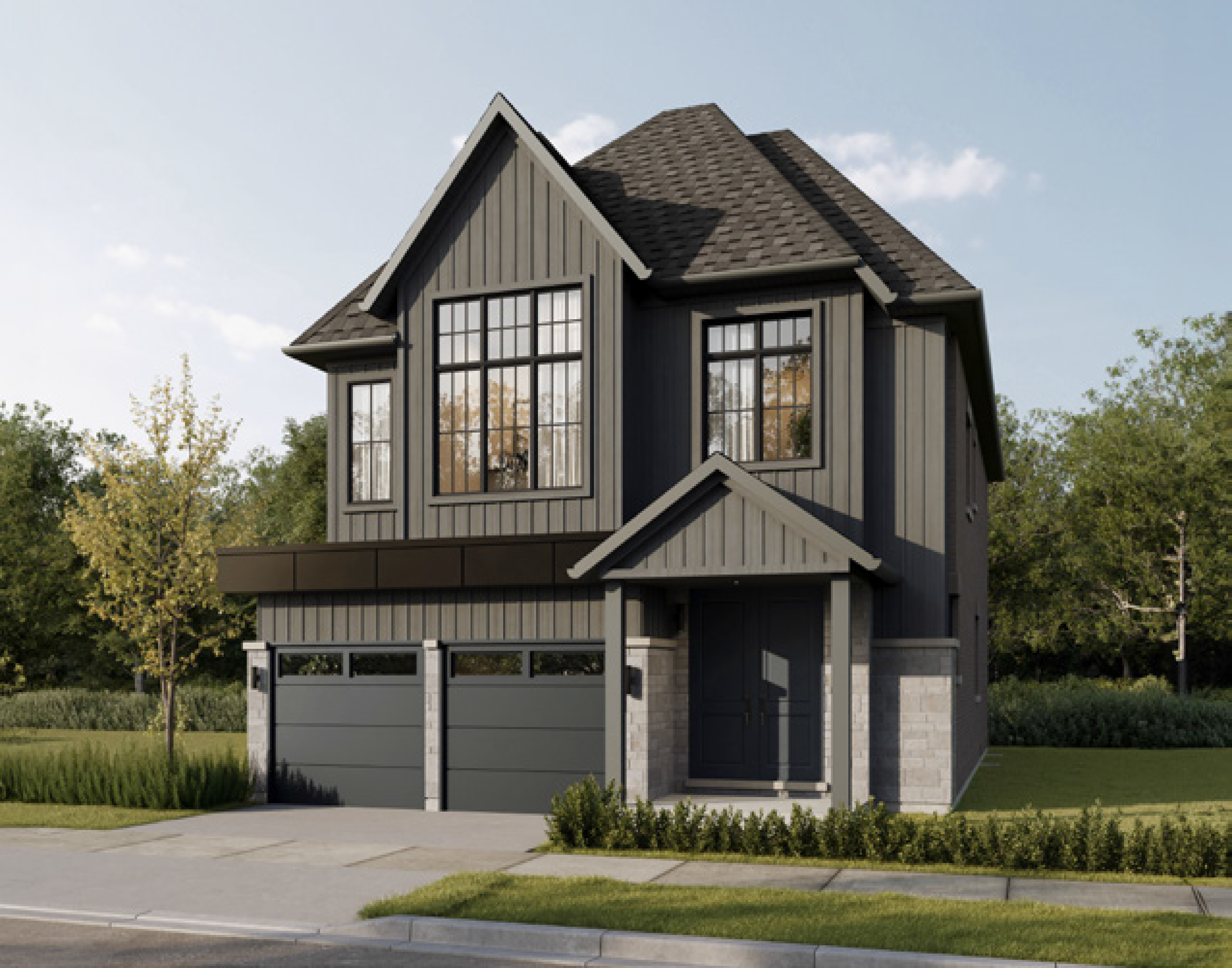 The 38 inch Colston detached Exterior Render Image